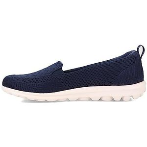 Skechers Dames Go Walk Classic - Talia slippers, navy, 36.5 EU