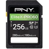 PNY - Elite X-Pro 60 - Geheugenkaart - Zwart - 256 GB - UHS-II - U3