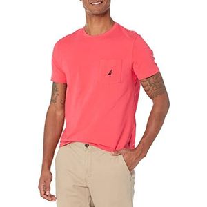 Nautica Men's Solid Crew Neck Short Sleeve Pocket T-Shirt