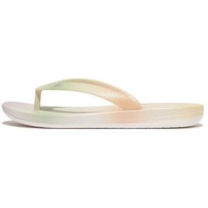 Fitflop iQUSHION Kids Junior Ombre-Pearl Flops, Urban White/Mix, 2 UK Kind, Urban White Mix