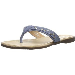 Hoopah by Andrea Conti 2617403 Teenslippers voor dames, blauw blauw 013, 39 EU