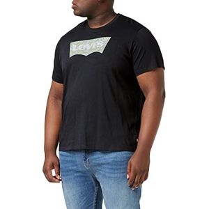 Levi's Graphic Crewneck Tee T-shirt Mannen, Bw Fill Ssnl Caviar, XS