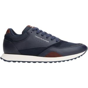 Tommy Hilfiger - Baskets - Blauw - Leer - EVA Mix