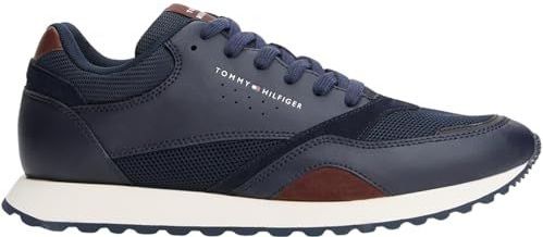 Tommy Hilfiger - Baskets - Blauw - Leer - EVA Mix