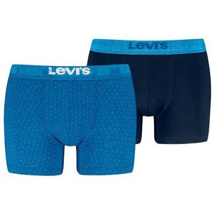 LEVIS Heren Denim Inspired Boxer, Blue Combo, M (2-pack), Blue Combo, M