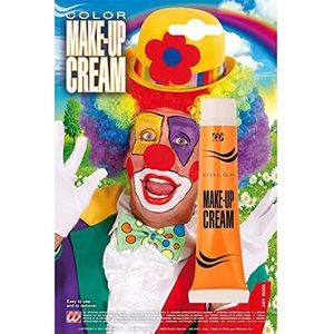 Widmann 4020A - Make-up in tube Kind Unisex, Dieren, Pompoenen, Nederlands, Bloemen, Papegaaien, Carnaval, Halloween, 28 Ml, Oranje Kleur