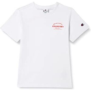 Champion T-shirt voor kinderen en jongeren, Wit, 3-4 anni