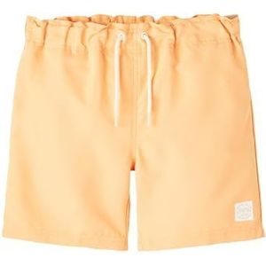 NAME IT Boy's NKMZAKRI Swim Shorts Zwemshorts, Oranje Chiffon, 122, oranje chiffon, 122 cm