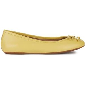 Geox Dames D Palmaria H Ballet Flat, LT Yellow, 35 EU, geel, 35 EU