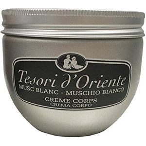 Tesori d'Oriente Lichaamscrème, muskus, wit, 300 ml
