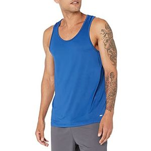 Amazon Essentials Tech Stretch Tank voor heren,Echt blauw,XS