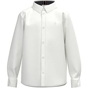 NAME IT Jongen overhemd katoen, wit (bright white), 104 cm