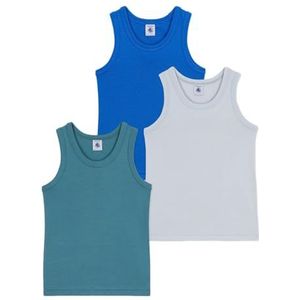 Petit Bateau - Setje Kinderhemdjes - Effen Katoen - 3 Stuks