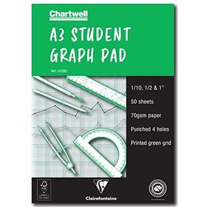 Chartwell chj103b A3 Graph Pad – groene cover
