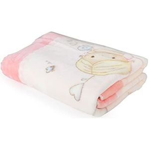 Pielsa Baby - 6377-14 | Babydeken | Winter | maanden | bedrukt | wiegdeken | afmetingen 80 x 110 cm, roze