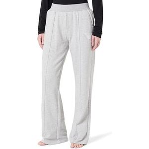 EMPORIO ARMANI Dames iconische badstof losse fit broek grijs S, Grijs, S