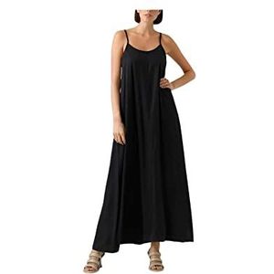 VERO MODA Vmharper Sl Strap Maxi Jurk voor dames, zwart, XS