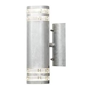 Konstsmide Wandlamp Modena | gegalvaniseerd | modern | outdoor | GU10-fitting | 7516-320 zilver