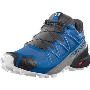 SALOMON Trail Running Speedcross 5 heren , Skydiver / Black / White , 44 2/3 EU