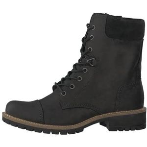 Ecco Elaine combat boots voor dames, Zwart Black 43 51707, 36 EU