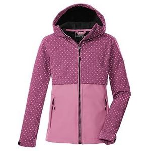 killtec meisjes Softshell jas met capuchon KOW 227 GRLS SFTSHLL JCKT, himbeere, 152, 43573-000