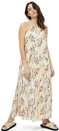 Peppercorn - Zomerjurk - Beige - 7/8 Lengte - Spaghettibandjes