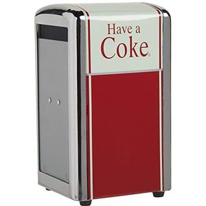 TableCraft Coca-Cola CC301 Have A Cola Servet Dispenser, Klein