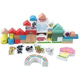 Rubo Toys - Rubo Toys Woezel & Pip houten blokken - 50 stuks
