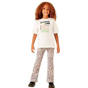 Garcia Kids Meisjes-T-shirt met korte mouwen, gebroken wit, 128/134, off-white, 128 cm