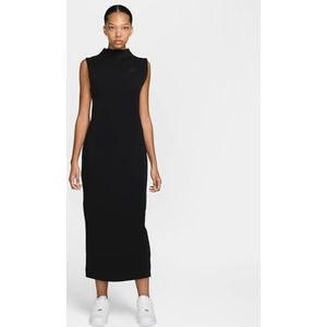 Nike Tech Fleece aansluitende maxi tanktopjurk - Zwart
