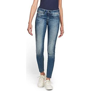G-Star Raw Lynn Mid Waist Skinny Jeans Jeans dames,Blau (Antic Blue D06746-8968-812),25W / 30L