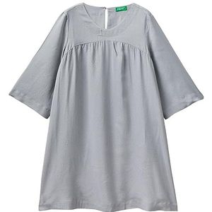 United Colors of Benetton Jurk voor meisjes en meisjes, Grigio Chiaro 16k, 130 cm