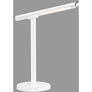 BRILONER Lampen - LED tafellamp, tafellamp, incl. wandlamp, dimbaar, kleurtemperatuurregeling, 1,5 Watt, 200 lumen, wit, 140x140x370mm (LxBxH), 7384-016
