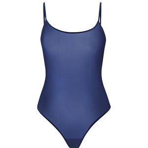 Teyli - Bodysuit - Blauw - Dames - Mesh Top - Stringbody