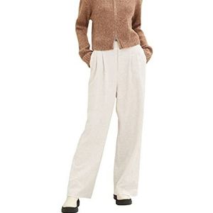 TOM TAILOR Denim Dames palazzo stoffen broek 1034176, 30224 - Cloud Grey Melange, XS