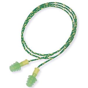 Honeywell Howard Leight PerCap vervangende oordopjes met band, ovale kussenvorm, zonder kabel, oordopjes voor eenmalig gebruik, 1005980 (doos van 10 paar)