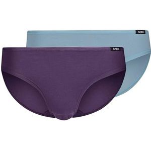 Skiny Braziliaanse slip voor dames, verpakking van 2 stuks, Pinkgrey Selection, 38