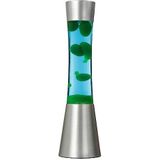 Lavalamp - Retro - Blauwgroen - Inclusief G9 30 W Gloeilamp - Hoogte 39,5 cm