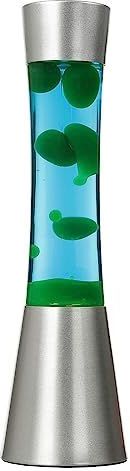 Lavalamp - Retro - Blauwgroen - Inclusief G9 30 W Gloeilamp - Hoogte 39,5 cm