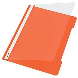 Leitz 4191-00-45 nietmachine standaard, A4, lang etiket, PVC, oranje