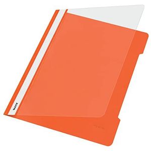Leitz nietmachine, A4, lang tekstveld, PVC A4 oranje