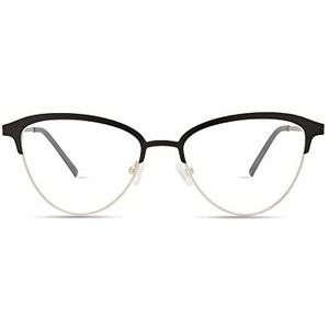 MODO & ECO Gordijnbril, zwart/roségoud, 53 voor dames, zwart/roségoud