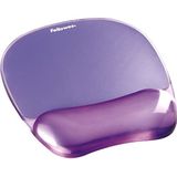 Fellowes Crystals Gel polssteun met muismat violet