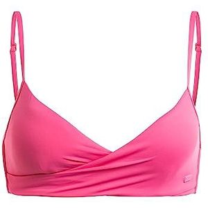 ROXY Wrap Bralette Bikini Top Beach Classics Dames Roze XS