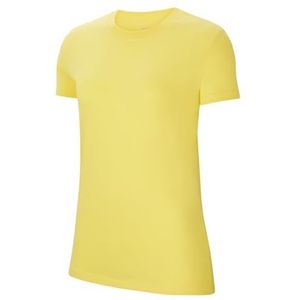 Nike Dames Short Sleeve Top W Nk Park20 Ss Tee, Tour Geel/Zwart, CZ0903-719, L
