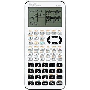 Sharp EL9950 Grafische rekenmachine (7-cijferige weergave, 827 functies, D.A.L.-invoer) wit/zwart