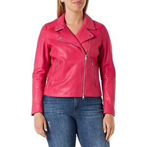 BOSS Leren damesjack, Medium Pink660, 36