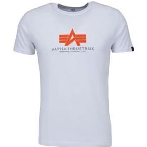 ALPHA INDUSTRIES - Basic T Rubber - Heren T-shirt - Zwart - 100% Katoen