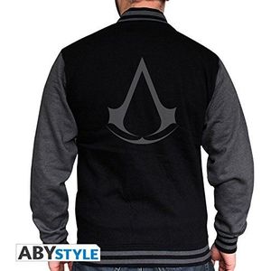 ABYstyle - ASSASSIN'S CREED - sweatshirt - Crest - heren - zwart/grijs (S)