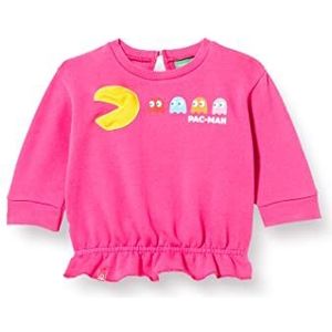 United Colors of Benetton Sweatshirt met capuchon voor meisjes en meisjes, fuchsia 3l5, 3 maanden